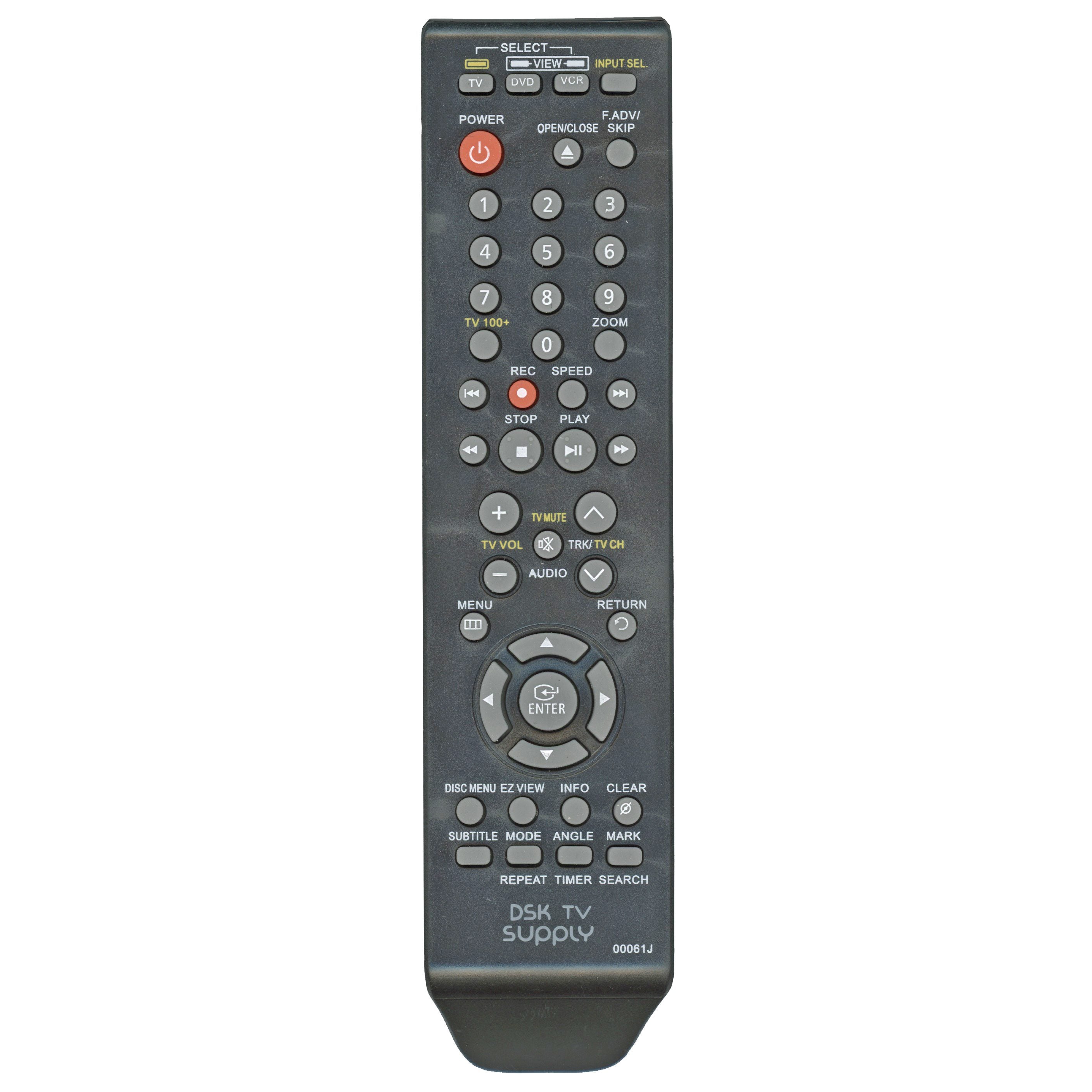 Generic 00061J For Samsung DVD/VCR Remote Control