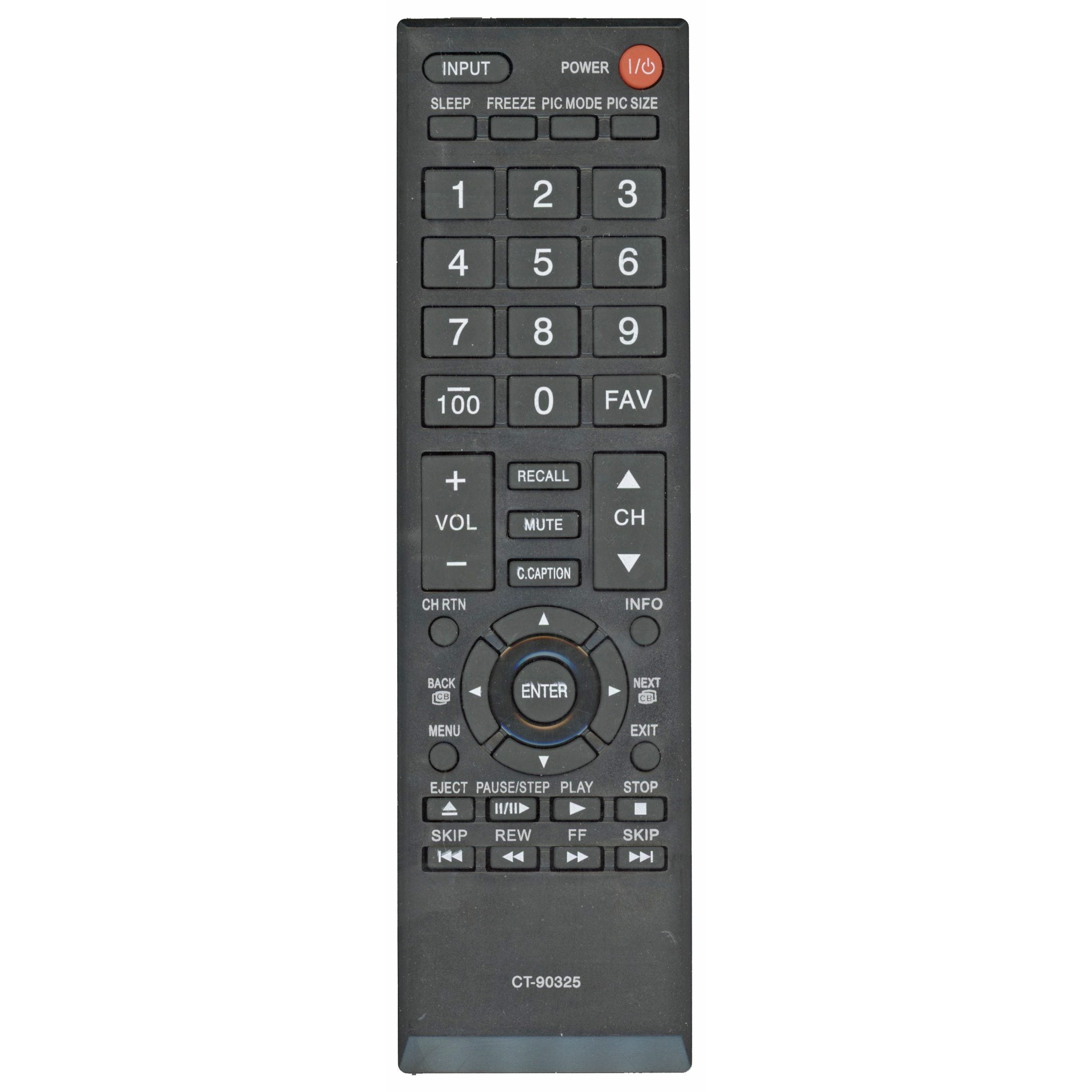 Generic CT90325 For Toshiba TV Remote Control