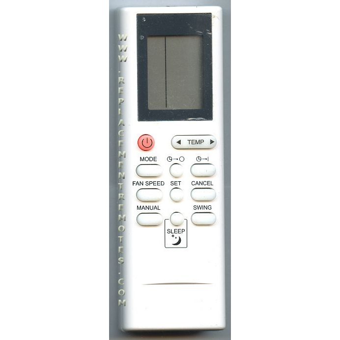 Generic GZ24BE1 Air Conditioner Remote Control