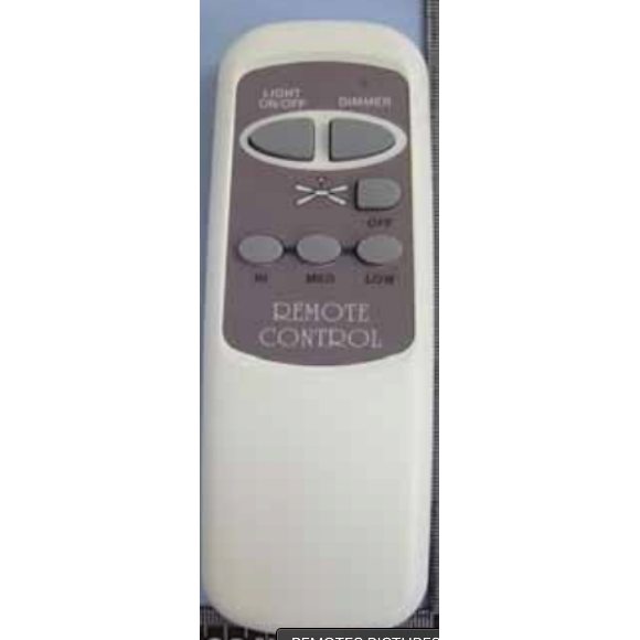 Generic KUJCE10206 Ceiling Fan Remote Control