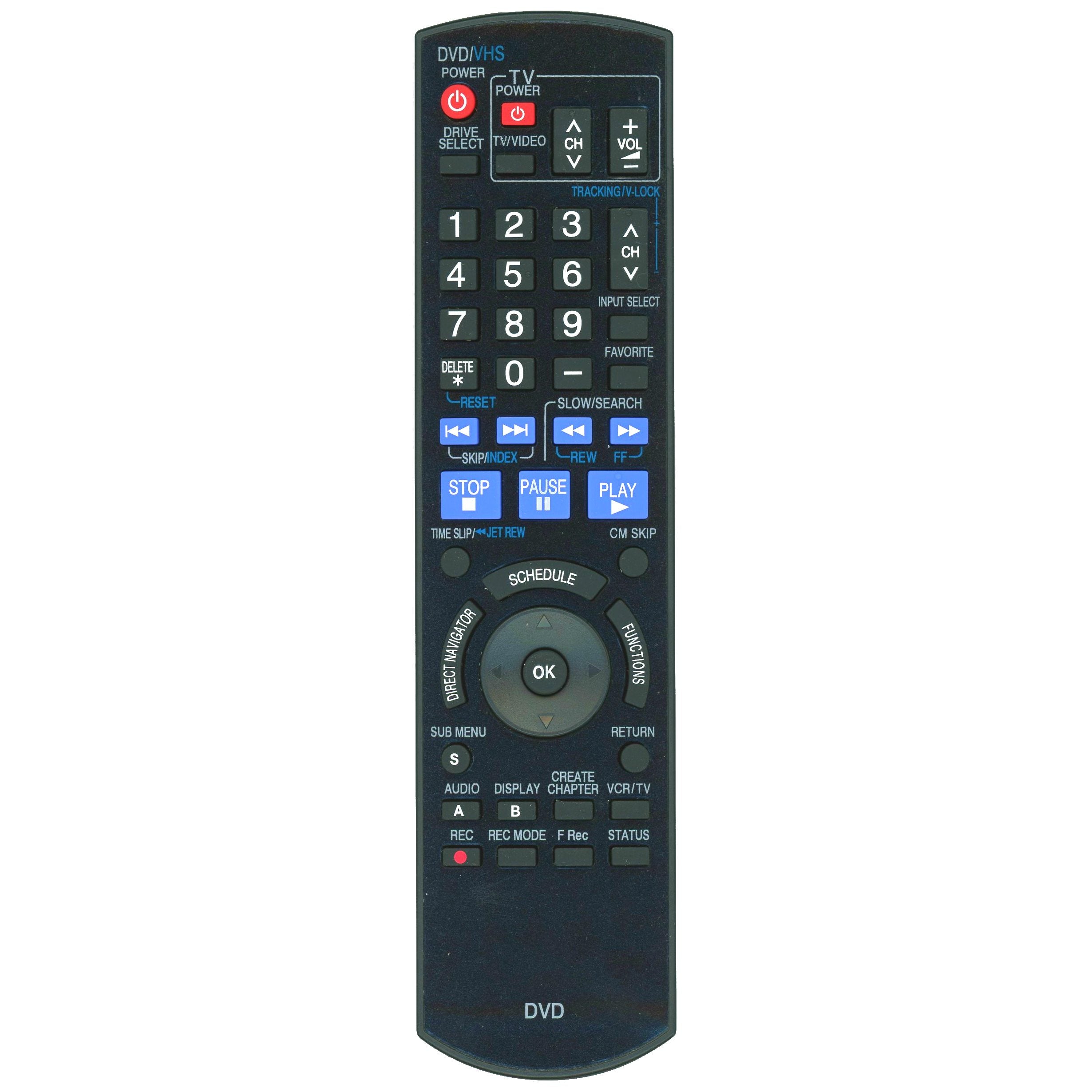 Generic N2QAYB000197 for Panasonic DVDR Remote Control