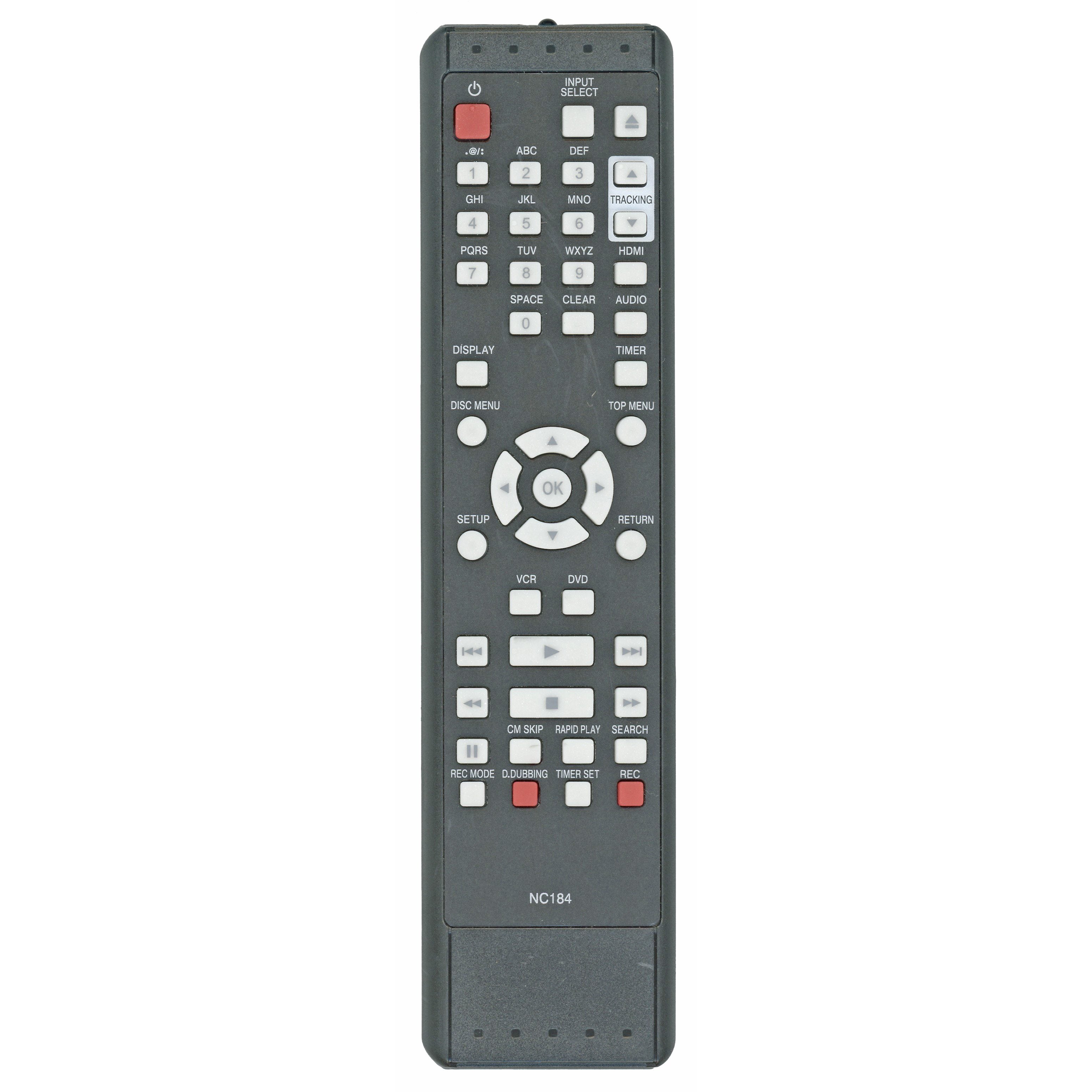 Generic NC184UH For Sanyo DVR Remote Control - NC184UH-GEN