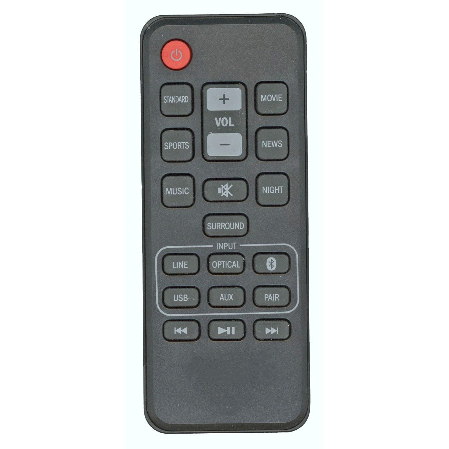 Generic NC306 for Sanyo Sound Bar Remote Control