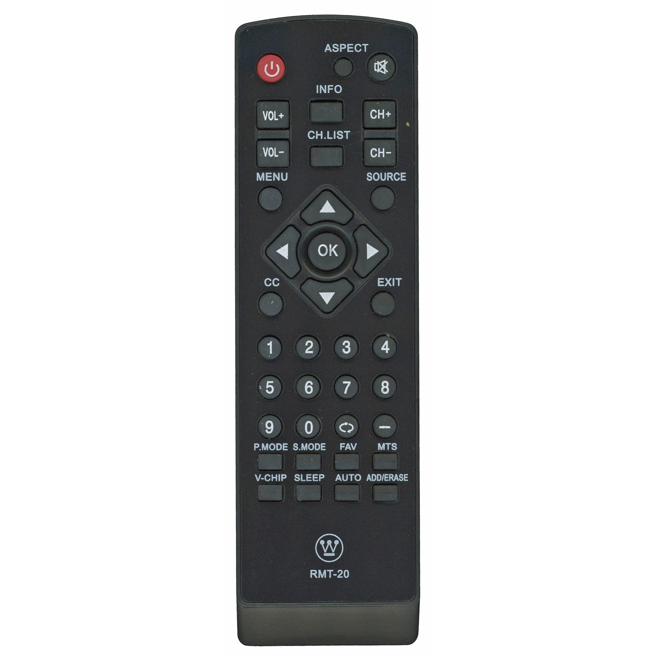 Generic RMT20 For Westinghouse TV Remote Control