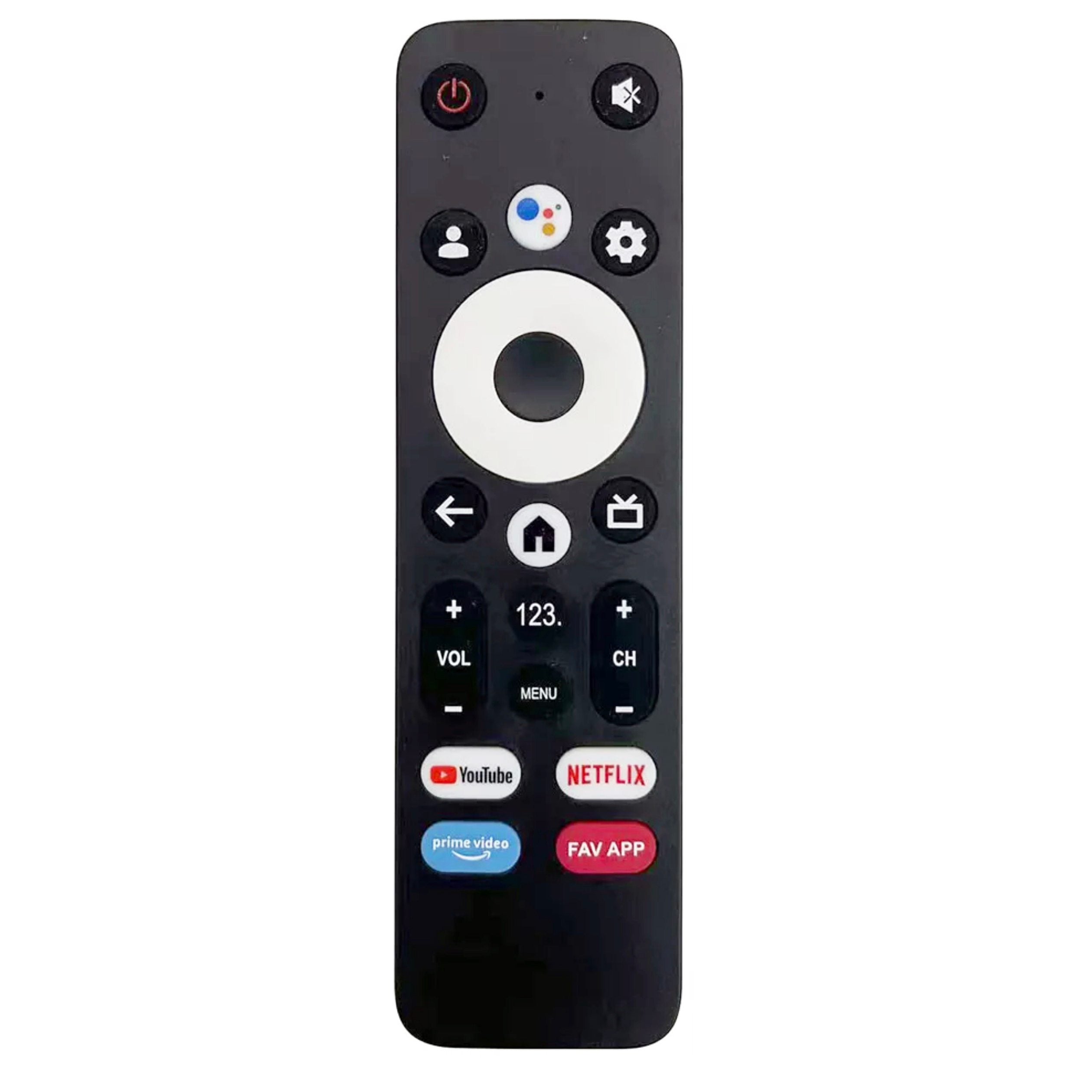 Télécommande générique RRGTV01 pour Google TV avec commande vocale