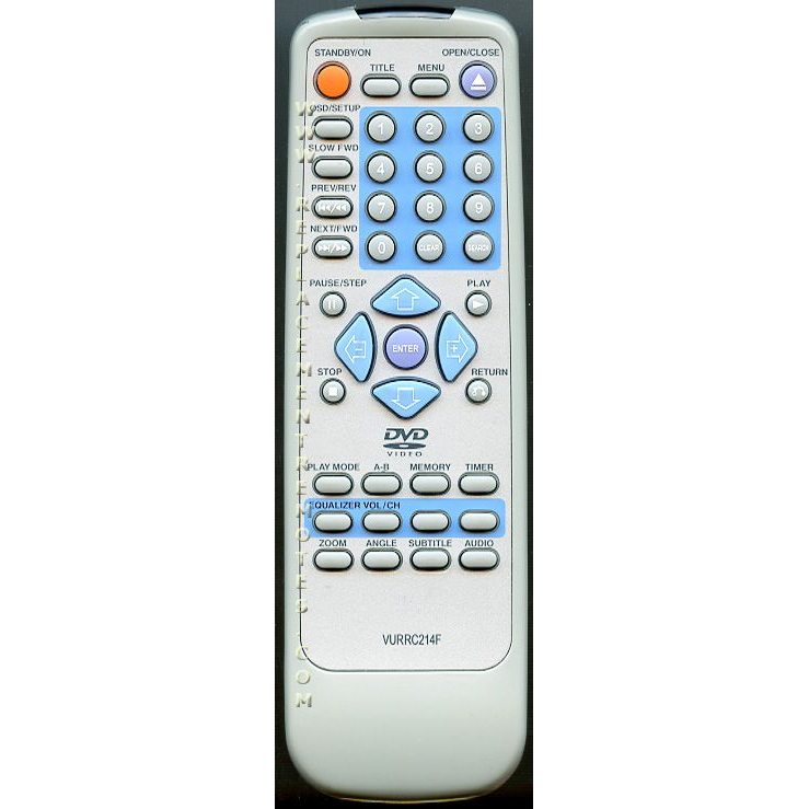 Generic VURRC214F DVD Remote Control