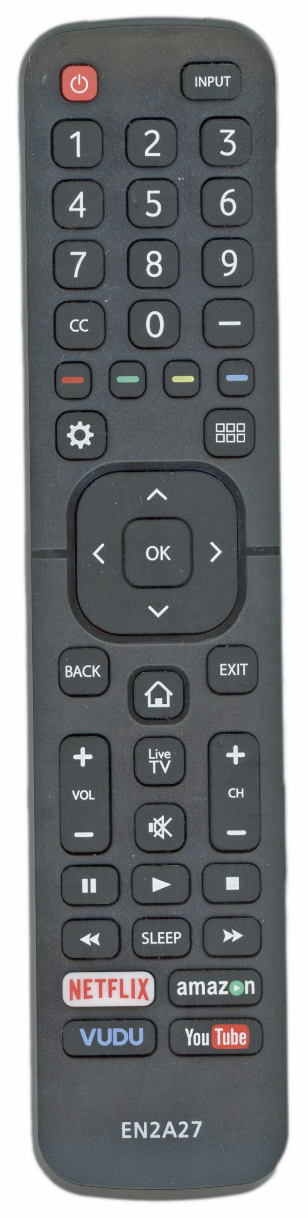 Generic EN2A27 For Hisense/SHARP TV Remote Control