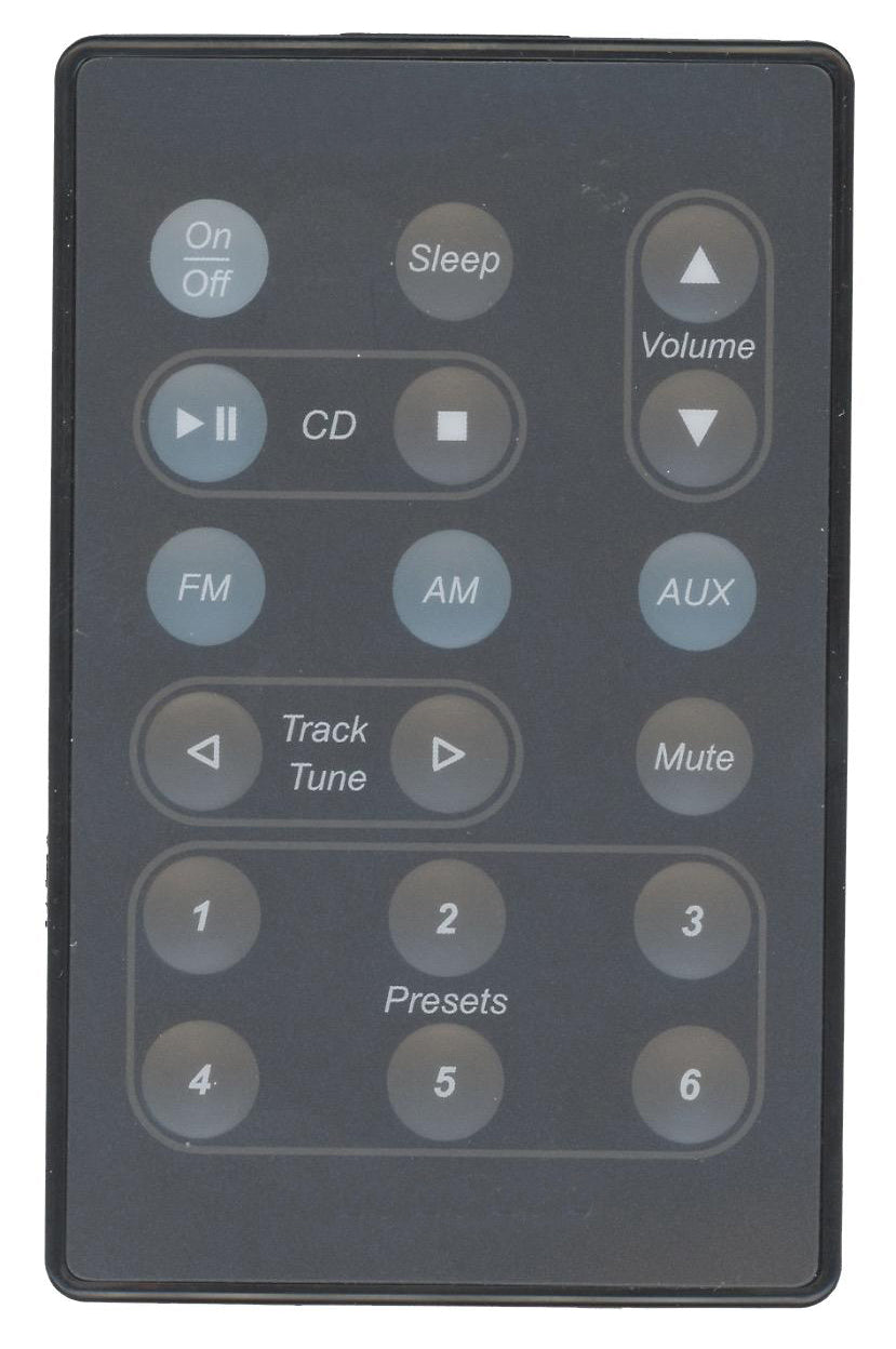 Generic WAV001 for Bose WaveRadio CD Gray Audio Remote Control