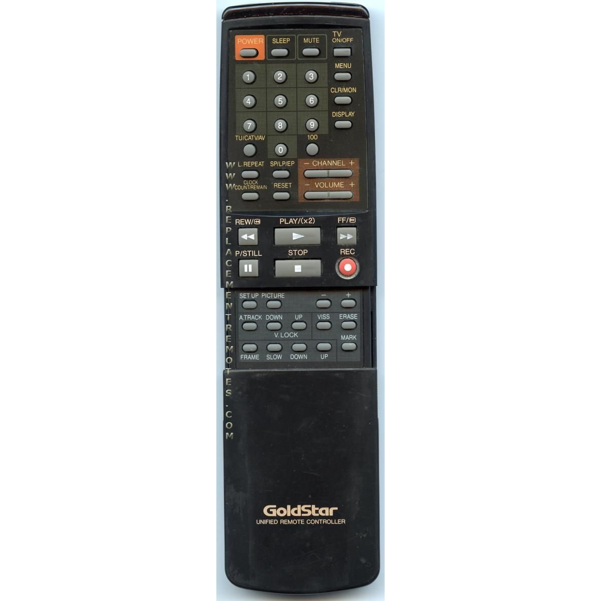 GoldStar 105197B TV/VCR Remote Control