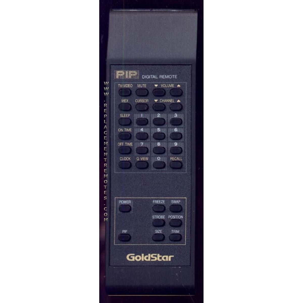 GoldStar 105527B TV Remote Control