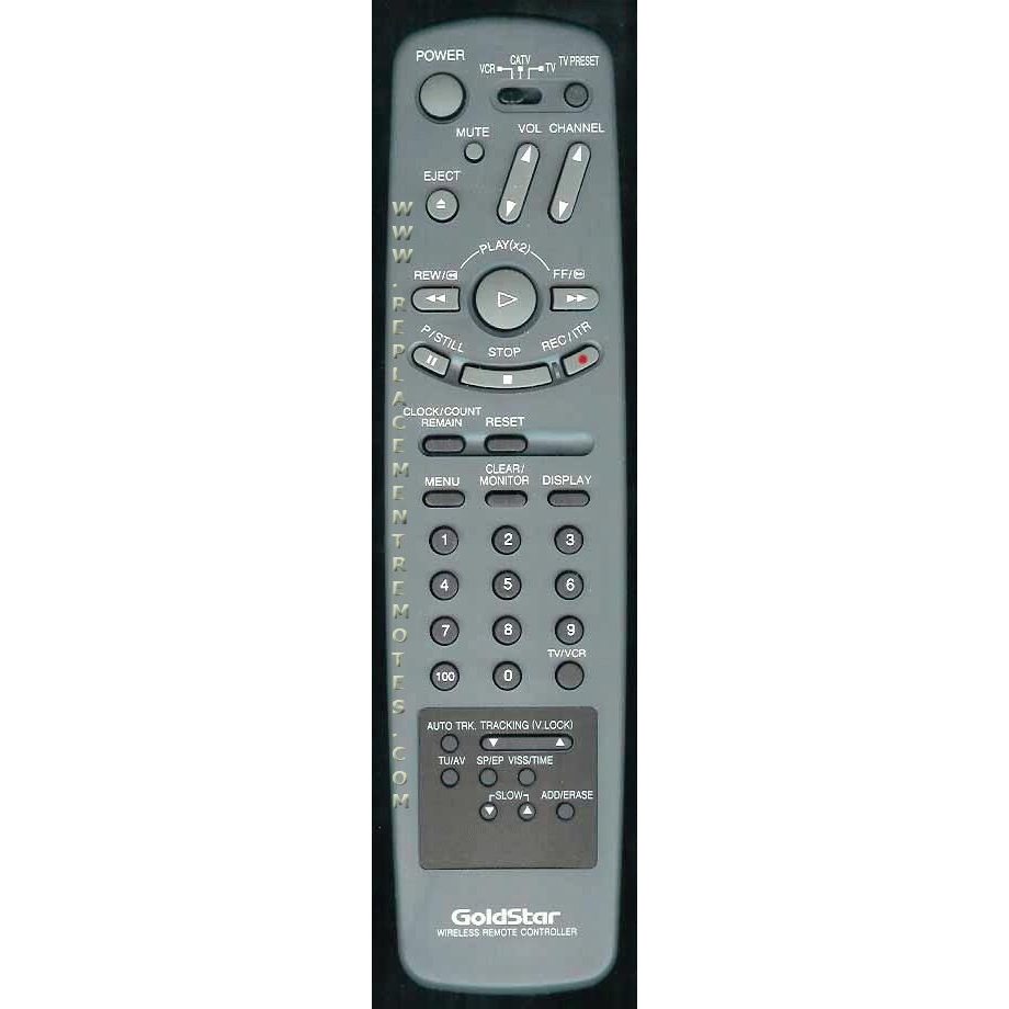 GoldStar 133C VCR Remote Control