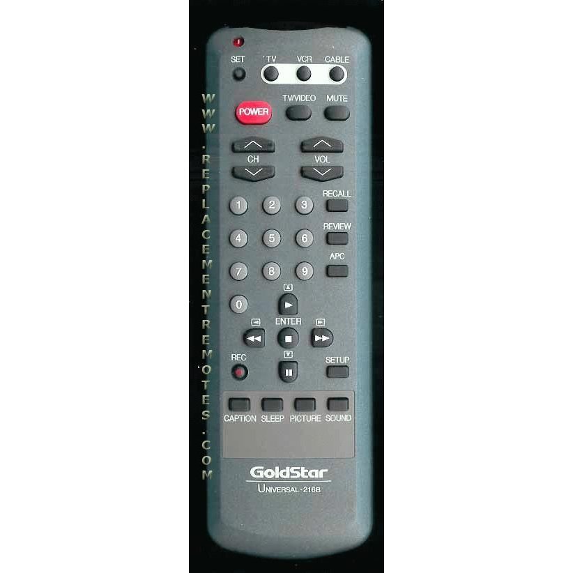 GoldStar 216B TV Remote Control