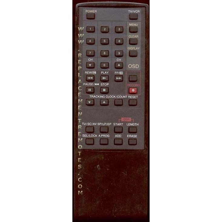 GoldStar 243456S VCR Remote Control