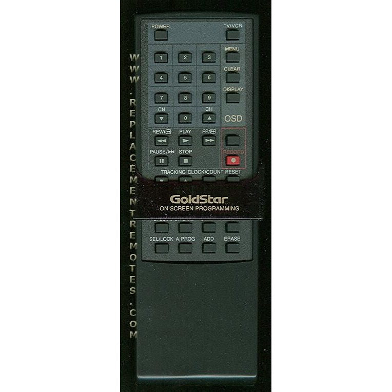 GoldStar 597022K VCR Remote Control