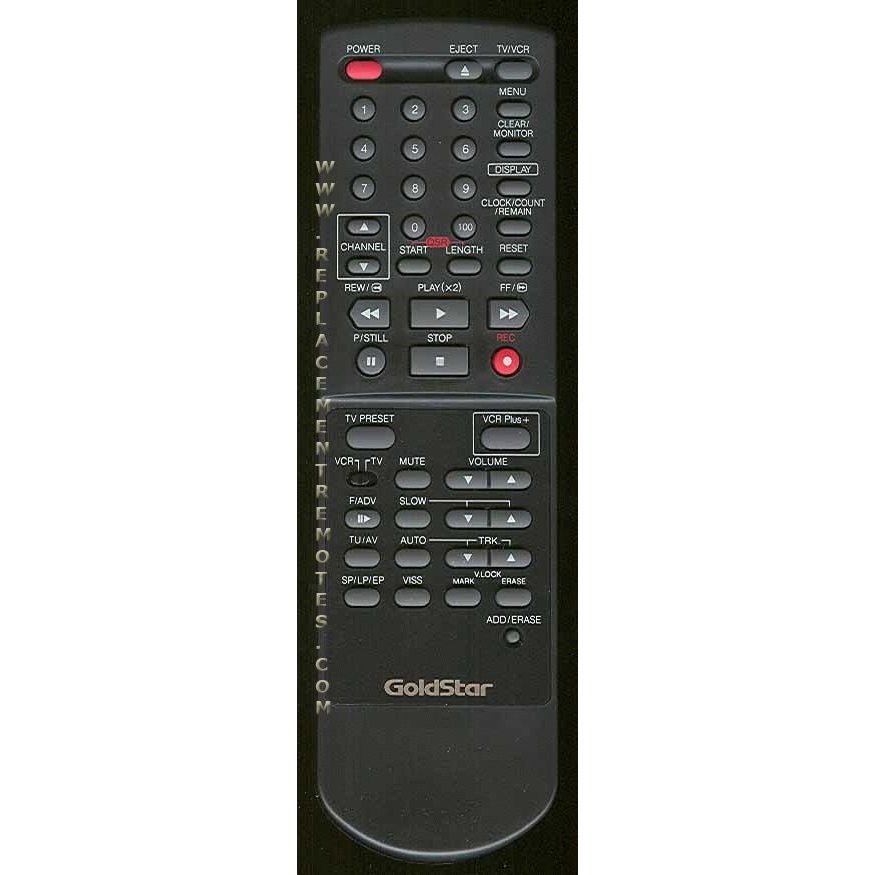 GoldStar 597068A VCR Remote Control