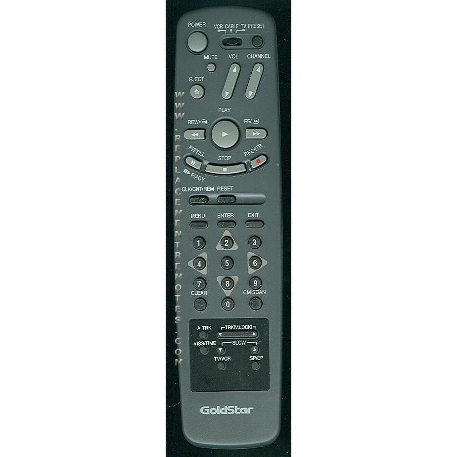 GoldStar 597133J VCR Remote Control