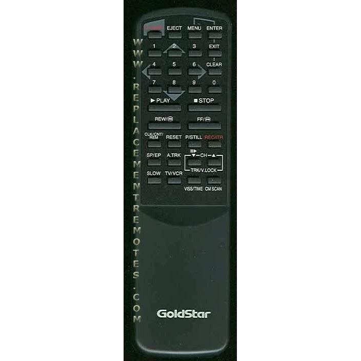 GoldStar 597150A VCR Remote Control