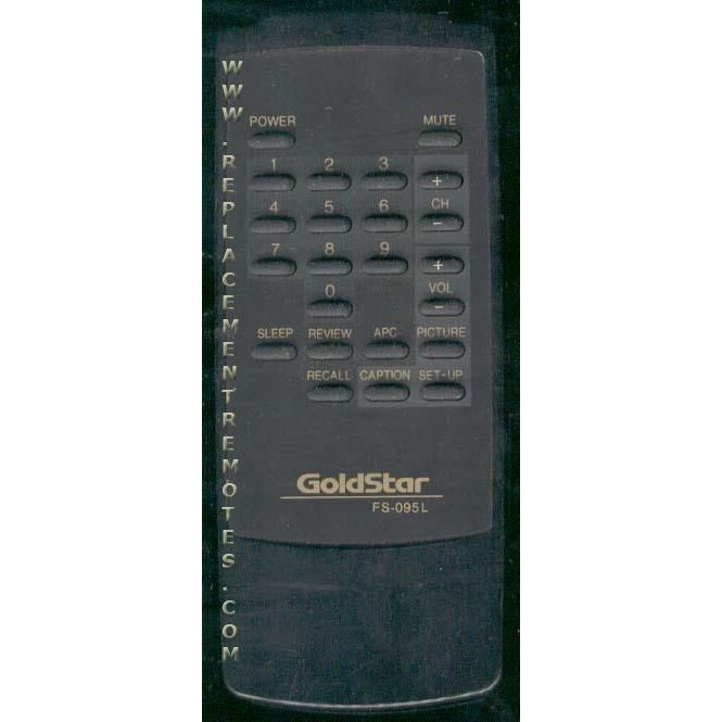 GoldStar FS095L TV Remote Control