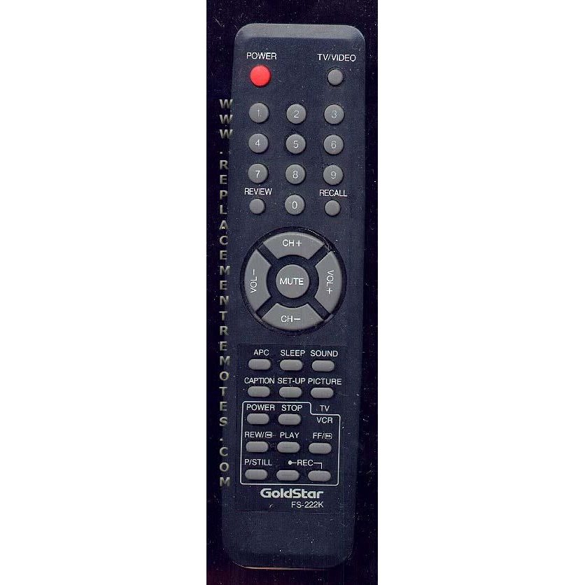 GoldStar FS222K TV Remote Control