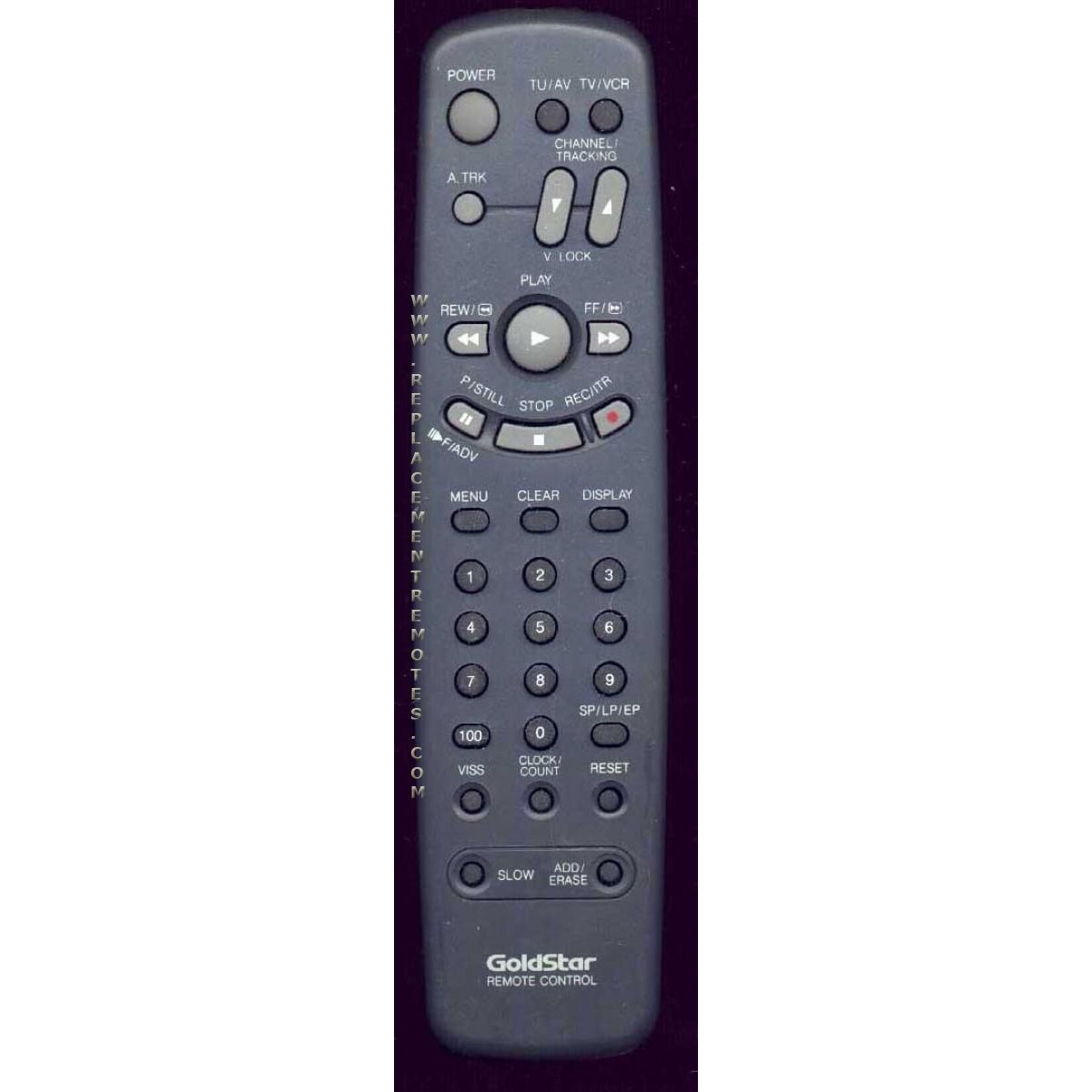 GoldStar G006 VCR Remote Control