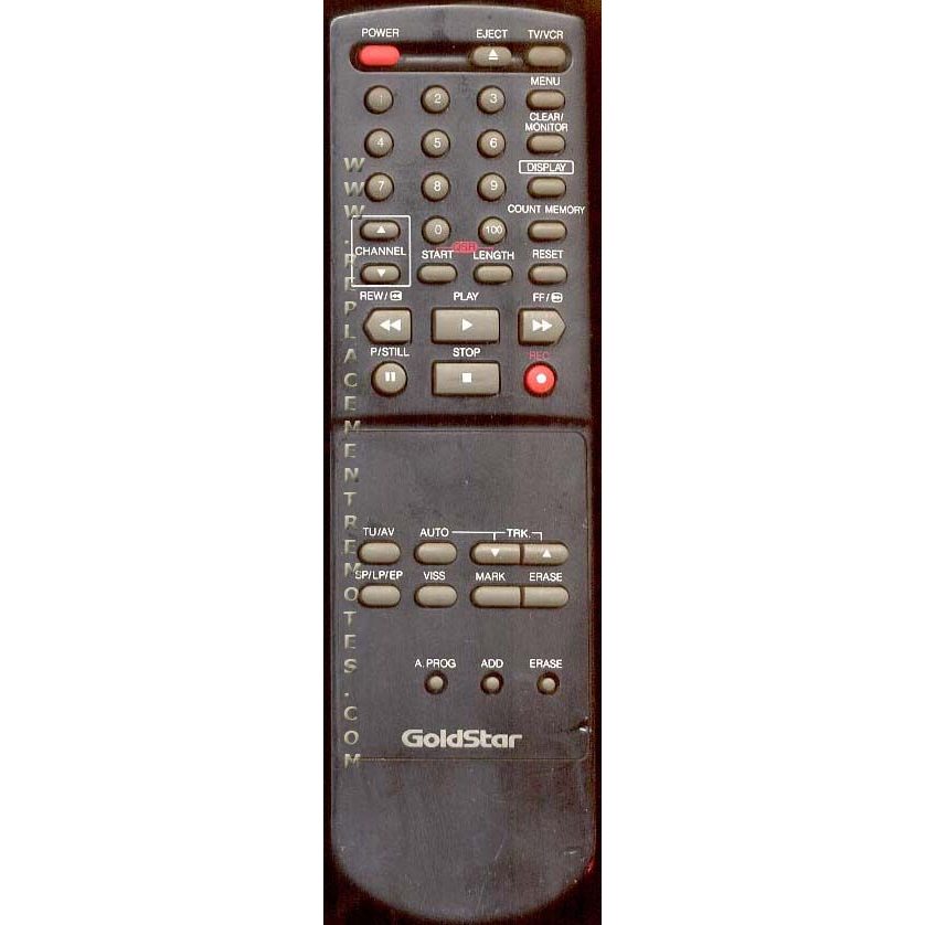 GoldStar GOLD05 VCR Remote Control