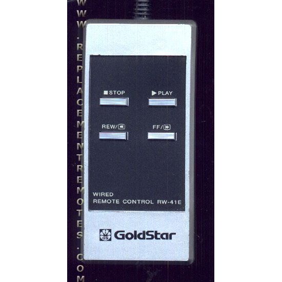 GoldStar RW41E VCR Remote Control