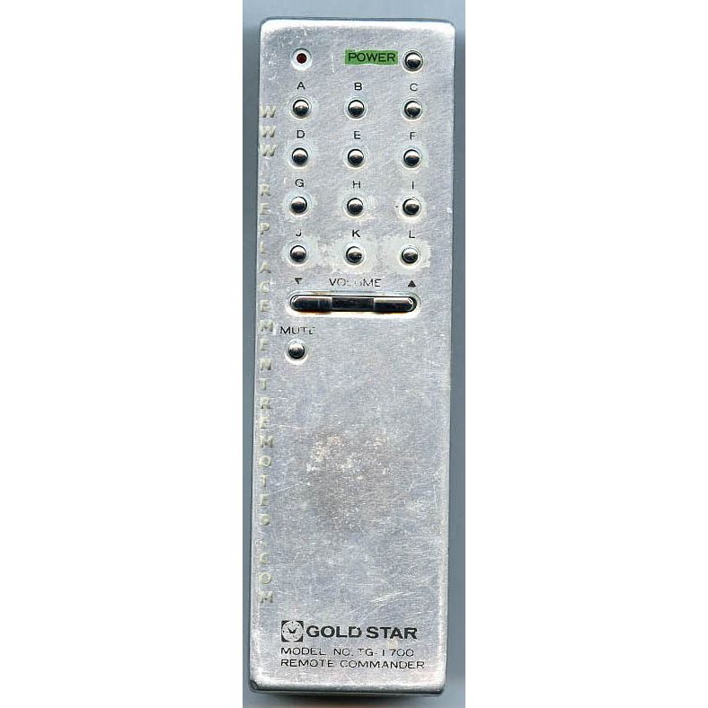 GoldStar TG1700 TV Remote Control