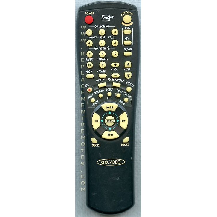 GoVideo 00009E VCR Remote Control