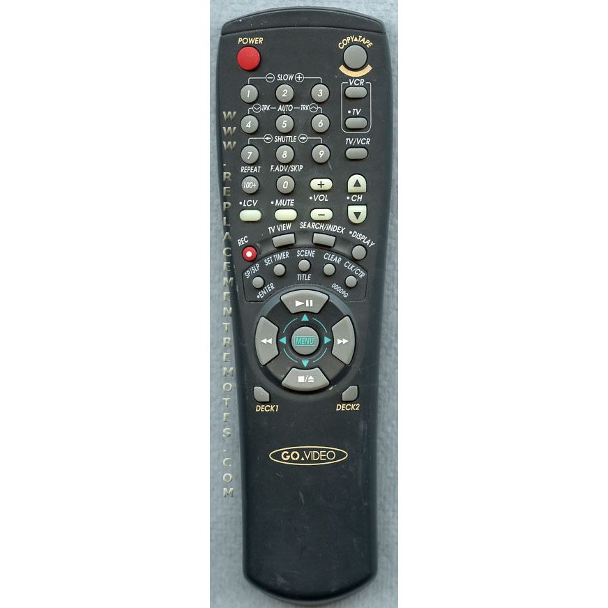 GoVideo 00009G VCR Remote Control