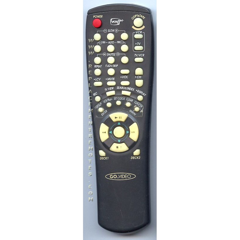 GoVideo 00009H VCR Remote Control