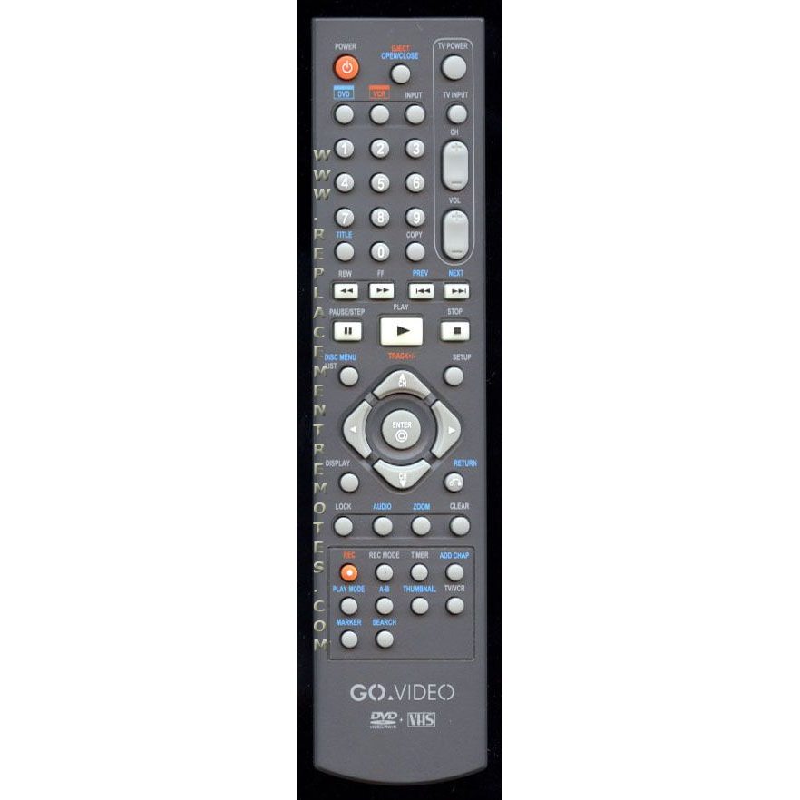 GoVideo 6870R1688AA DVD/VCR Remote Control