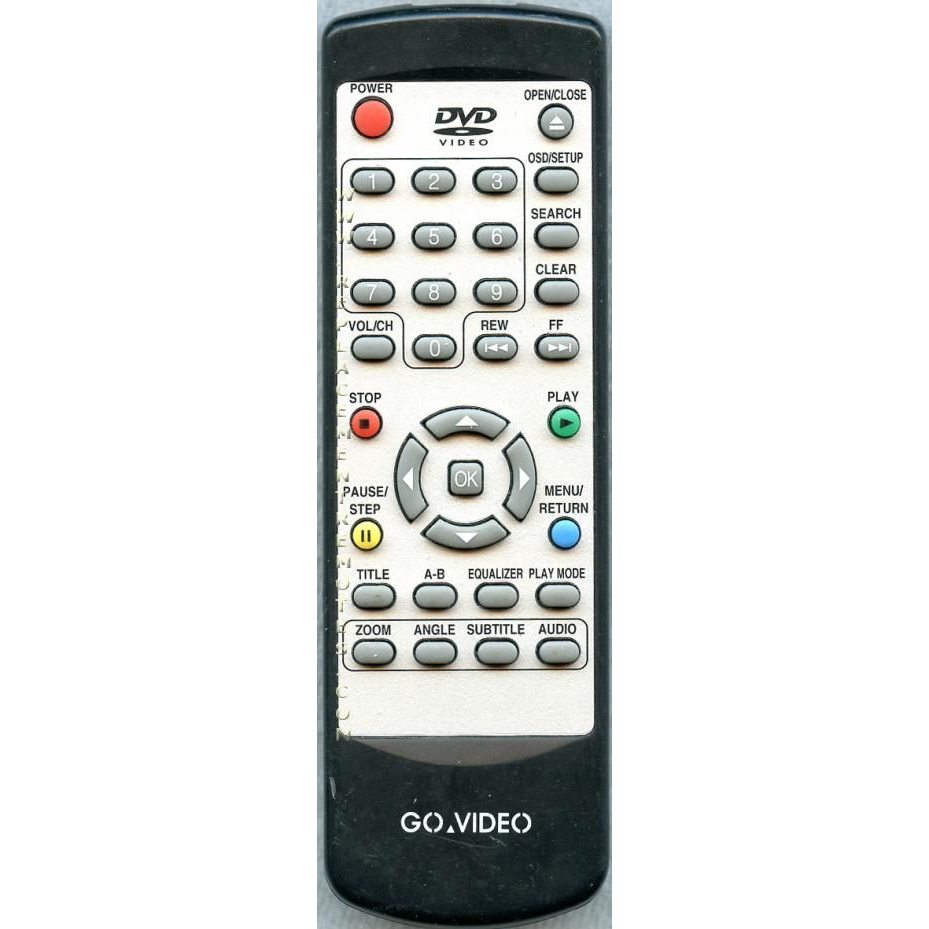 GoVideo RCNN102 DVD Remote Control