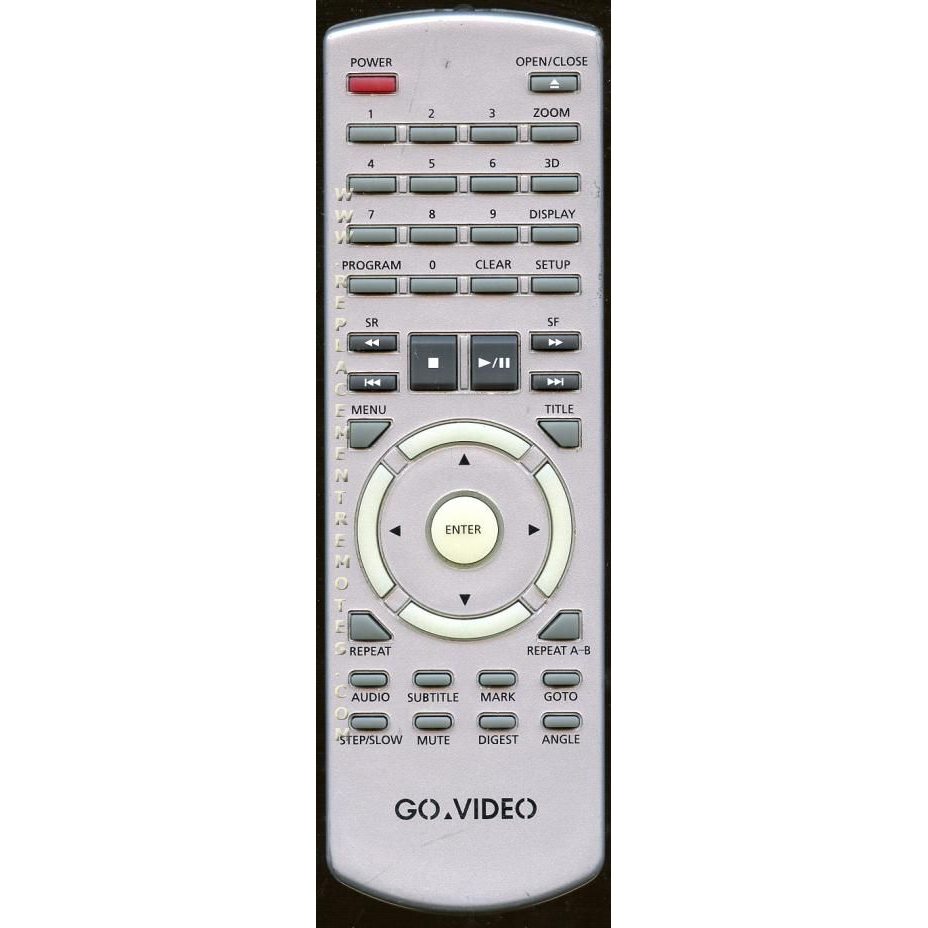 GoVideo RCNN127 DVD Remote Control