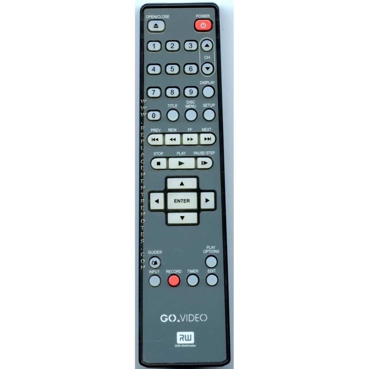 GoVideo RCNN190 DVD Remote Control