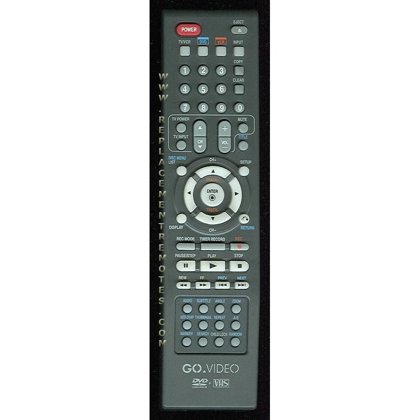 GoVideo VR3845 DVD/VCR Remote Control