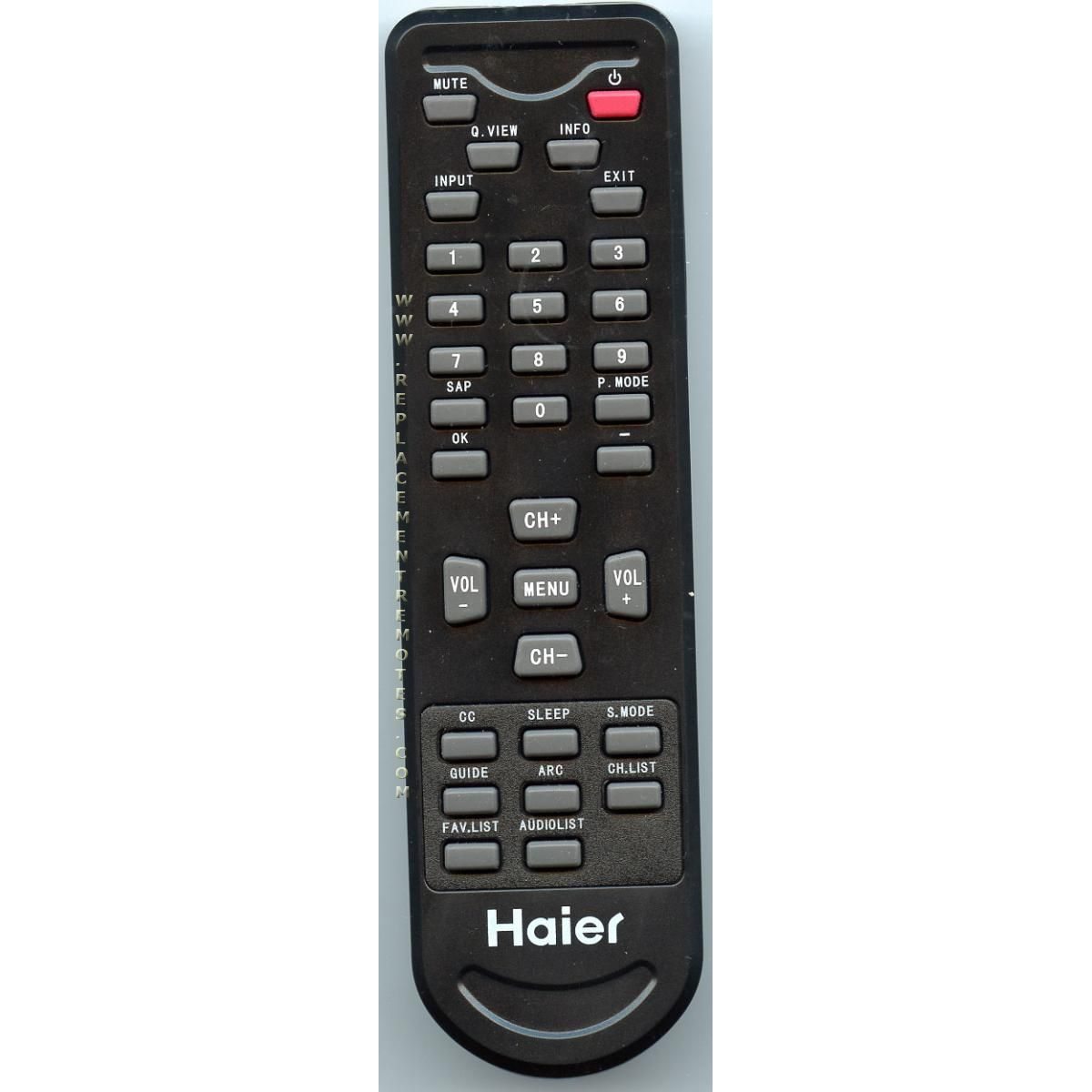 Haier 0094013915G TV Remote Control