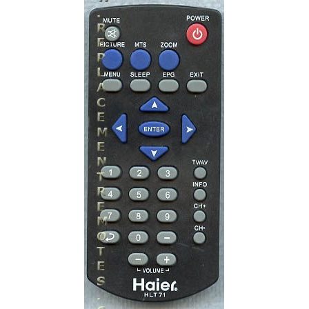 Haier HLT71 TV/DVD Remote Control