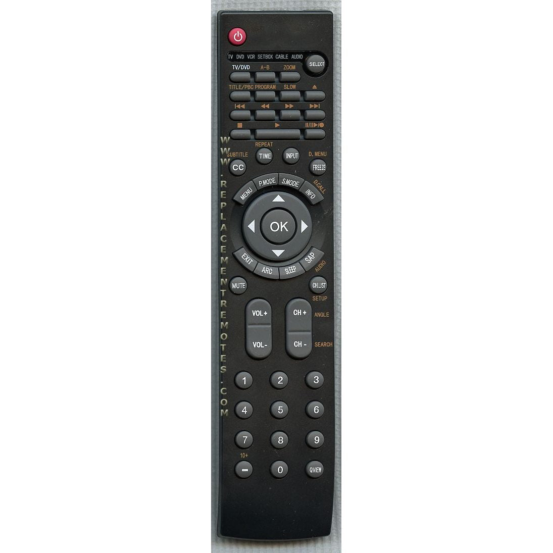 Haier HTR282J TV/DVD Remote Control