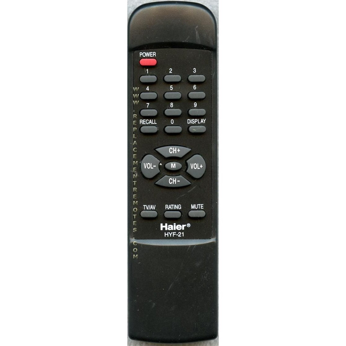 Haier HYF21 TV Remote Control