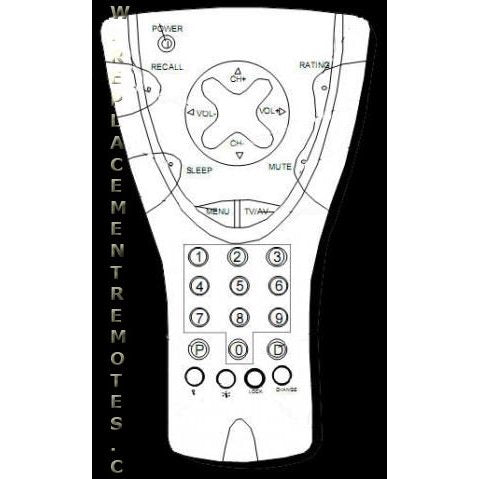 Haier TV562008 TV Remote Control