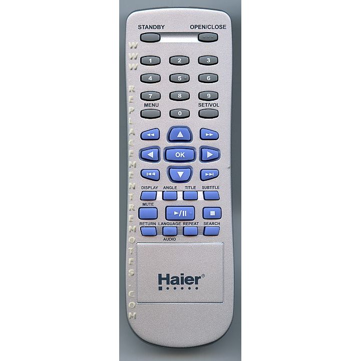 Haier TV562034 DVD Remote Control