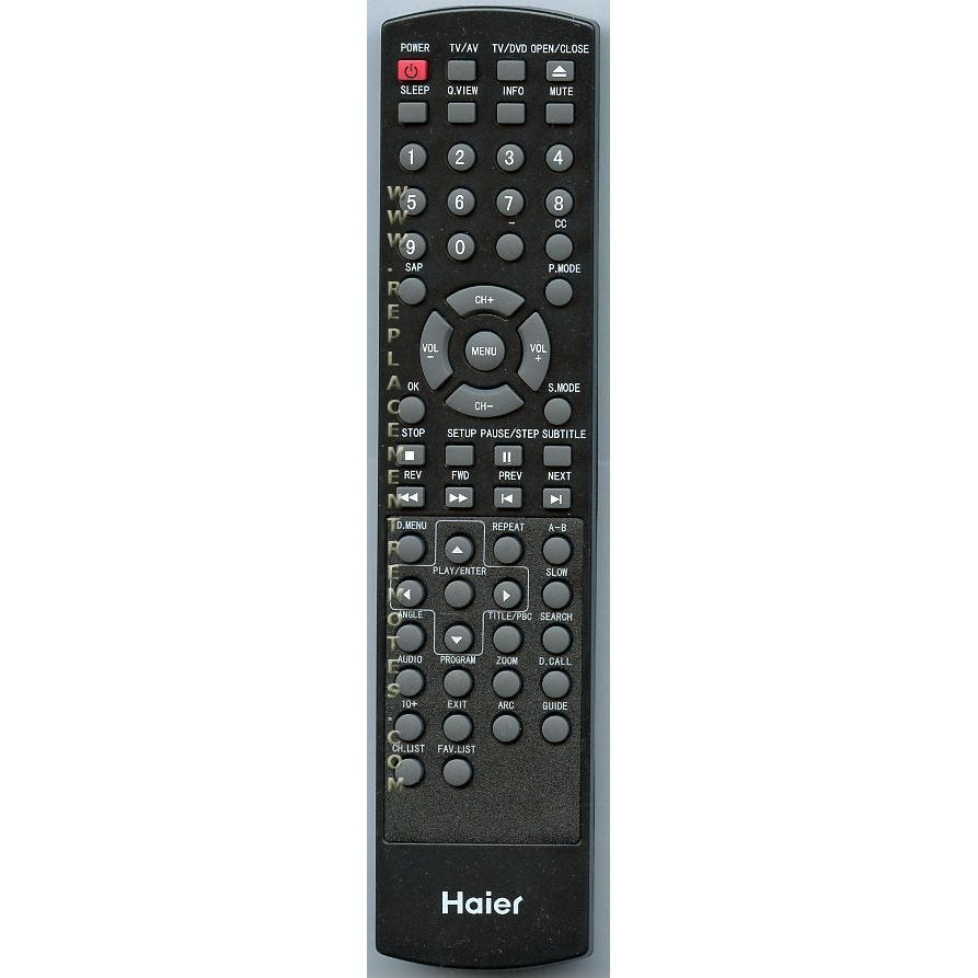 Haier TV562056 TV/DVD Remote Control