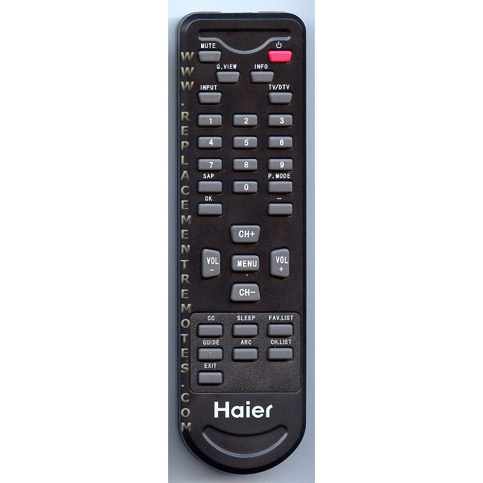 Haier TV562061 TV Remote Control