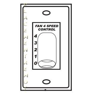 Hampton Bay REM004 Wall Control Ceiling Fan Remote Control