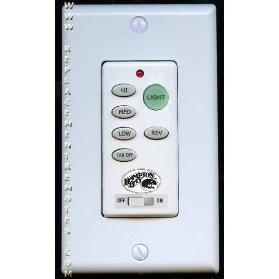 Hampton Bay REM006 Wall Plate Ceiling Fan Remote Control