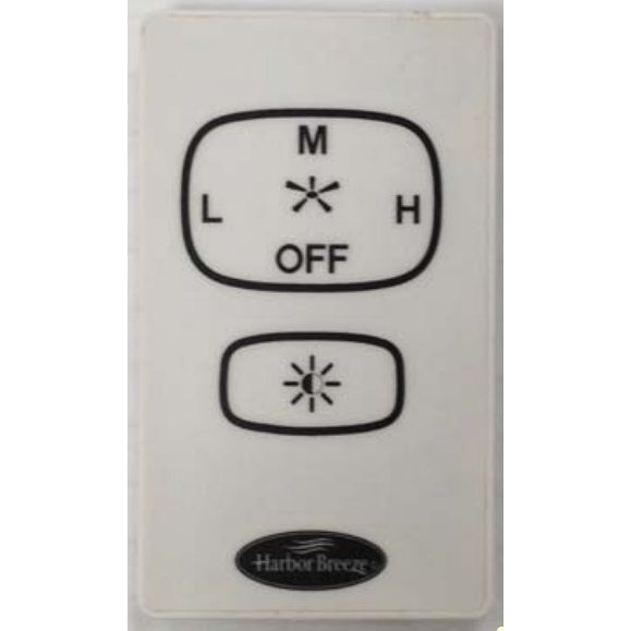 Harbor Breeze UC7221T CHQ7221T Ceiling Fan Remote Control