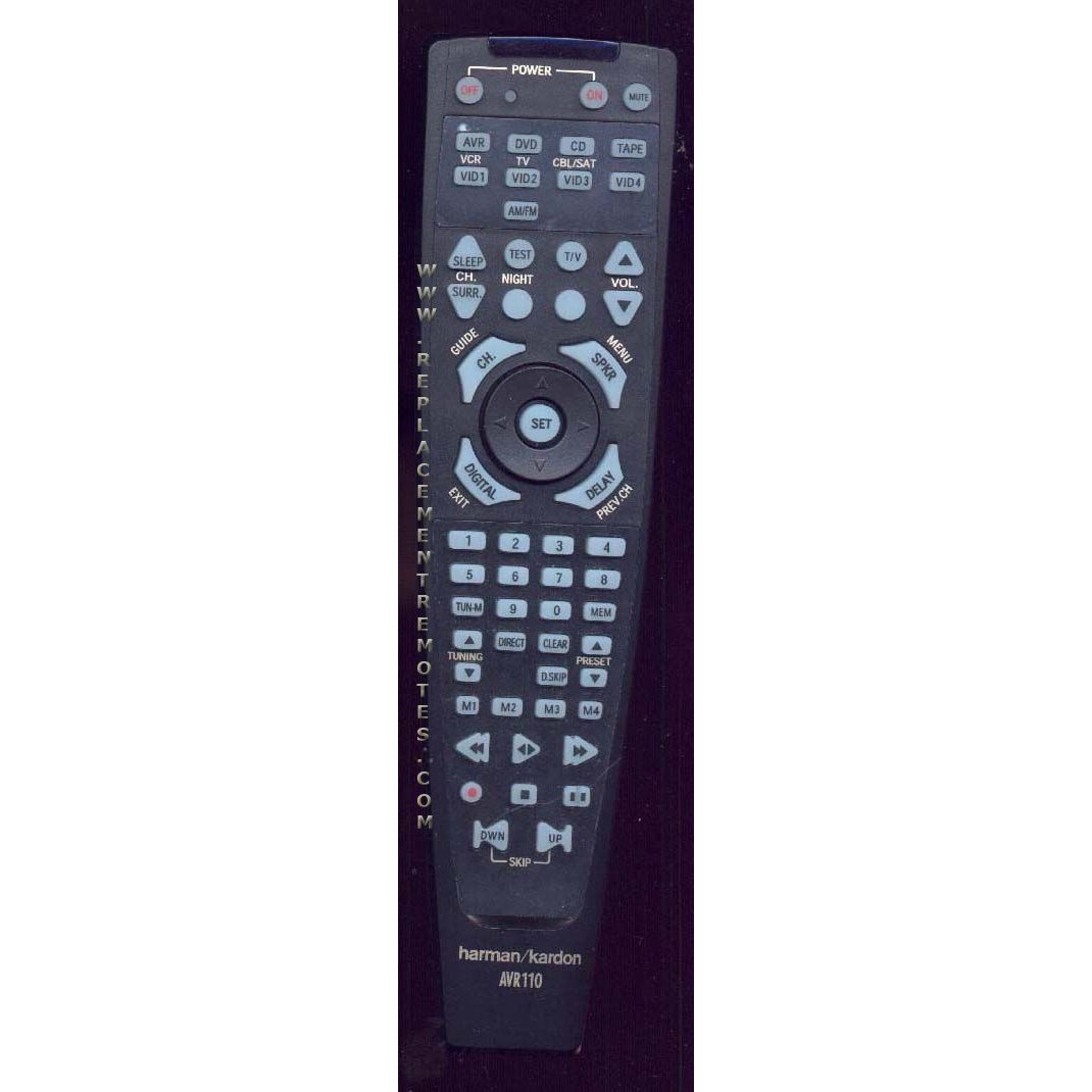 Harman-Kardon AVR110 Audio Remote Control