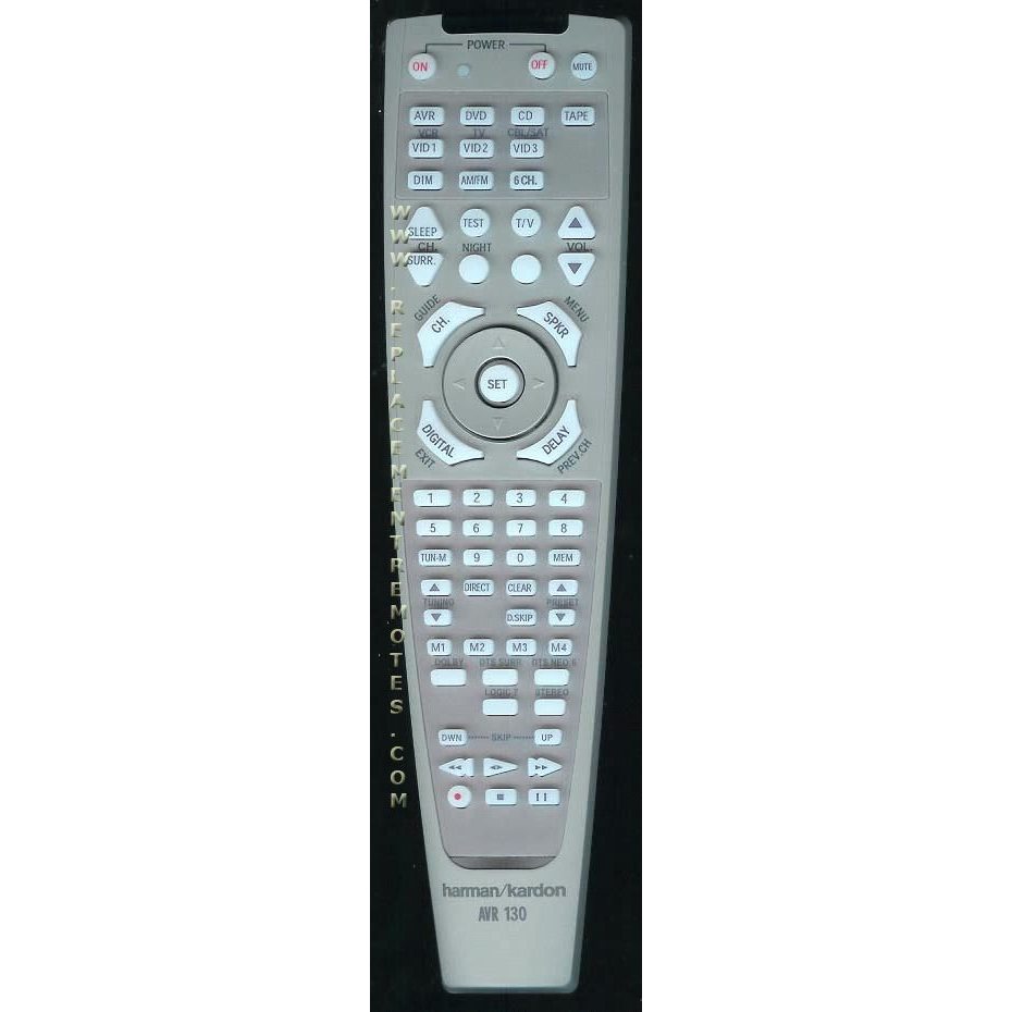 Harman-Kardon AVR130 Receiver Remote Control