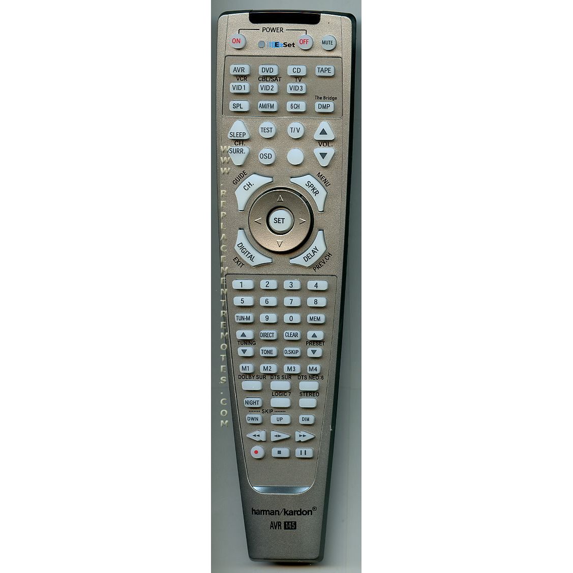 Harman-Kardon AVR145 Receiver Remote Control