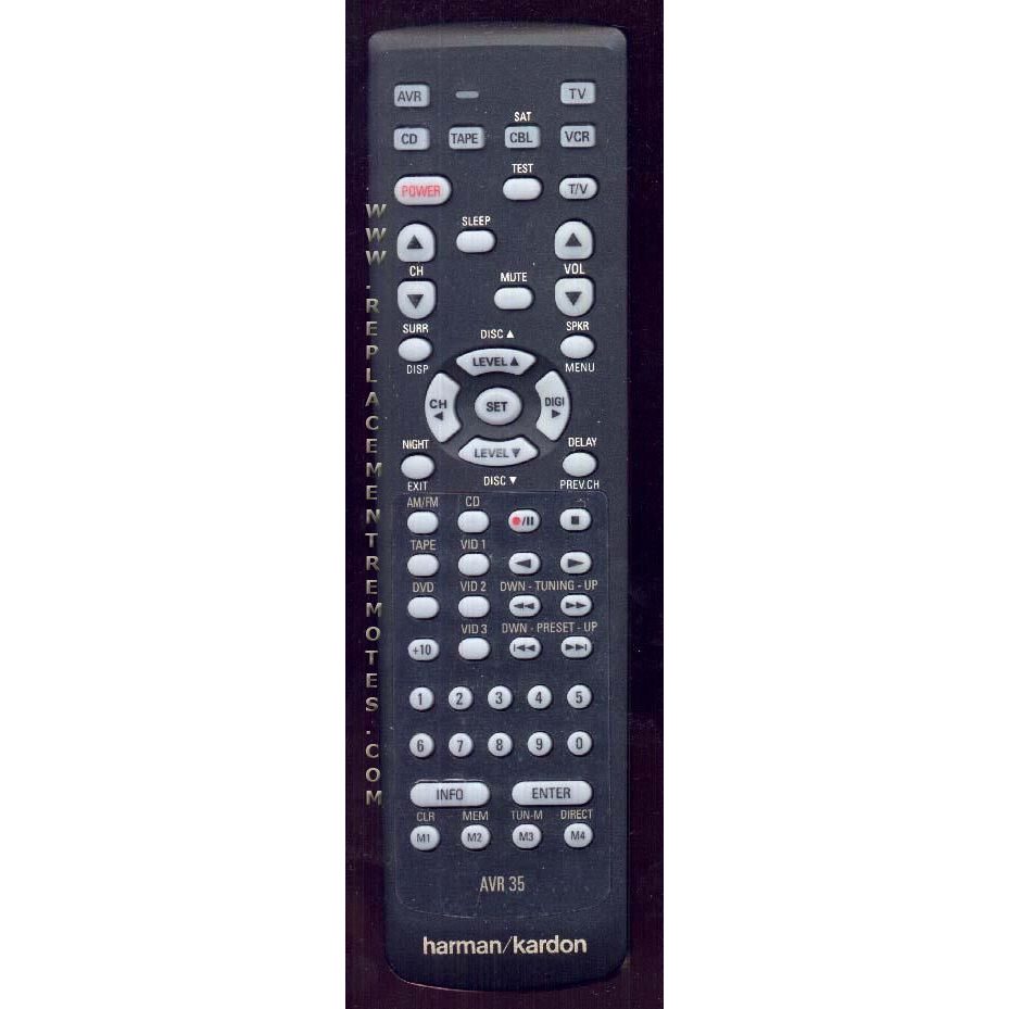 Harman-Kardon AVR35 Receiver Remote Control